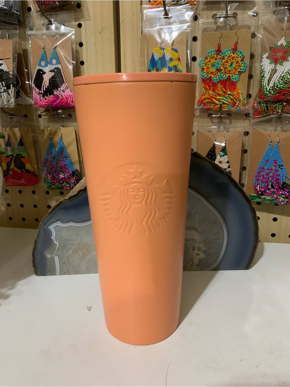 Starbucks Matte Coral Travel Tumbler - Coral